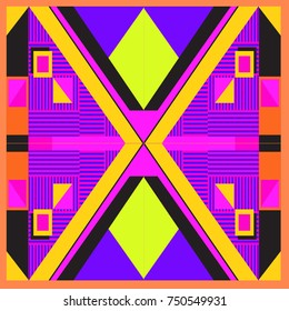 Trendy geometric elements memphis greeting cards design. Retro style texture, pattern and elements. Modern abstract design poster and cover template