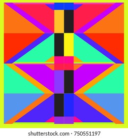 Trendy geometric elements memphis greeting cards design. Retro style texture, pattern and elements. Modern abstract design poster and cover template