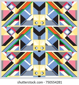 Trendy geometric elements memphis greeting cards design. Retro style texture, pattern and elements. Modern abstract design poster and cover template