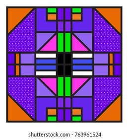 Trendy geometric elements memphis greeting cards design. Retro style texture, pattern and elements. Modern abstract design poster and cover template