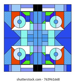 Trendy geometric elements memphis greeting cards design. Retro style texture, pattern and elements. Modern abstract design poster and cover template