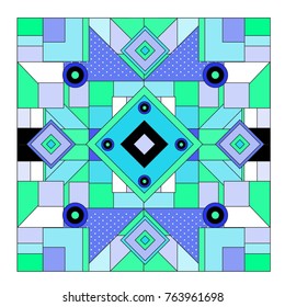 Trendy geometric elements memphis greeting cards design. Retro style texture, pattern and elements. Modern abstract design poster and cover template