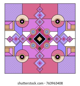 Trendy geometric elements memphis greeting cards design. Retro style texture, pattern and elements. Modern abstract design poster and cover template
