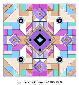 Trendy geometric elements memphis greeting cards design. Retro style texture, pattern and elements. Modern abstract design poster and cover template