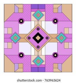 Trendy geometric elements memphis greeting cards design. Retro style texture, pattern and elements. Modern abstract design poster and cover template