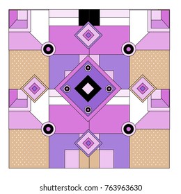 Trendy geometric elements memphis greeting cards design. Retro style texture, pattern and elements. Modern abstract design poster and cover template