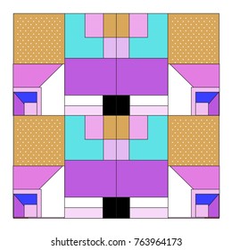 Trendy geometric elements memphis greeting cards design. Retro style texture, pattern and elements. Modern abstract design poster and cover template