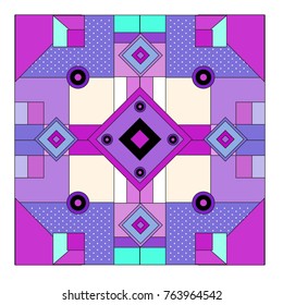 Trendy geometric elements memphis greeting cards design. Retro style texture, pattern and elements. Modern abstract design poster and cover template