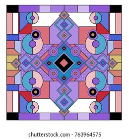 Trendy geometric elements memphis greeting cards design. Retro style texture, pattern and elements. Modern abstract design poster and cover template