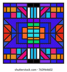 Trendy geometric elements memphis greeting cards design. Retro style texture, pattern and elements. Modern abstract design poster and cover template