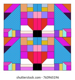 Trendy geometric elements memphis greeting cards design. Retro style texture, pattern and elements. Modern abstract design poster and cover template