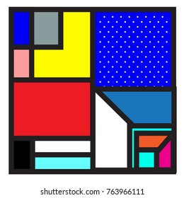 Trendy geometric elements memphis greeting cards design. Retro style texture, pattern and elements. Modern abstract design poster and cover template
