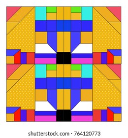 Trendy geometric elements memphis greeting cards design. Retro style texture, pattern and elements. Modern abstract design poster and cover template