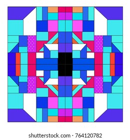 Trendy geometric elements memphis greeting cards design. Retro style texture, pattern and elements. Modern abstract design poster and cover template