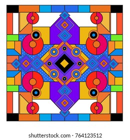Trendy geometric elements memphis greeting cards design. Retro style texture, pattern and elements. Modern abstract design poster and cover template