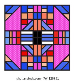 Trendy geometric elements memphis greeting cards design. Retro style texture, pattern and elements. Modern abstract design poster and cover template