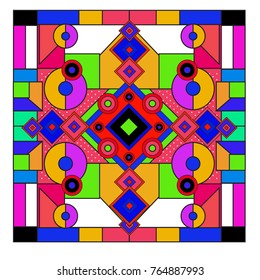 Trendy geometric elements memphis greeting cards design. Retro style texture, pattern and elements. Modern abstract design poster and cover template