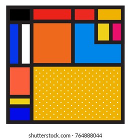 Trendy geometric elements memphis greeting cards design. Retro style texture, pattern and elements. Modern abstract design poster and cover template