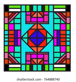 Trendy geometric elements memphis greeting cards design. Retro style texture, pattern and elements. Modern abstract design poster and cover template