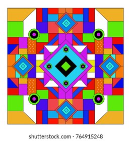 Trendy geometric elements memphis greeting cards design. Retro style texture, pattern and elements. Modern abstract design poster and cover template