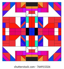 Trendy geometric elements memphis greeting cards design. Retro style texture, pattern and elements. Modern abstract design poster and cover template