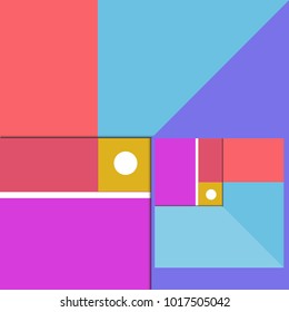Trendy geometric elements memphis poster design. Retro style texture, pattern and elements. Modern abstract cover design template