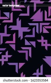 Trendy geometric elements. Retro style texture, pattern and geometric elements. Modern abstract design poster, cover, card design