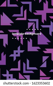 Trendy geometric elements. Retro style texture, pattern and geometric elements. Modern abstract design poster, cover, card design