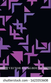 Trendy geometric elements. Retro style texture, pattern and geometric elements. Modern abstract design poster, cover, card design