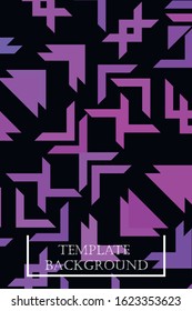 Trendy geometric elements. Retro style texture, pattern and geometric elements. Modern abstract design poster, cover, card design