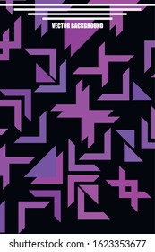 Trendy geometric elements. Retro style texture, pattern and geometric elements. Modern abstract design poster, cover, card design