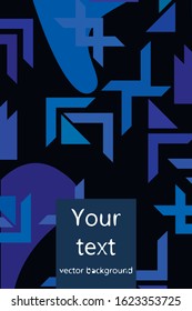 Trendy geometric elements. Retro style texture, pattern and geometric elements. Modern abstract design poster, cover, card design