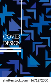 Trendy geometric elements. Retro style texture, pattern and geometric elements. Modern abstract design poster, cover, card design