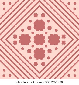 Trendy geometric ethnic seamless pattern for fashion print, wallpaper, gift wrapping paper etc.