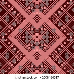 Trendy geometric ethnic seamless pattern for fashion print, wallpaper, gift wrapping paper etc.