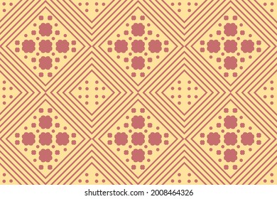 Trendy geometric ethnic seamless pattern for fashion print, wallpaper, gift wrapping paper etc.