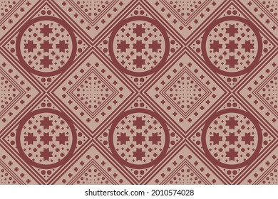 Trendy geometric ethnic seamless pattern for fashion print, wallpaper, gift wrapping paper etc.
