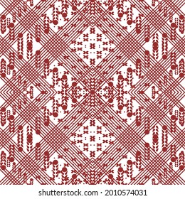 Trendy geometric ethnic seamless pattern for fashion print, wallpaper, gift wrapping paper etc.