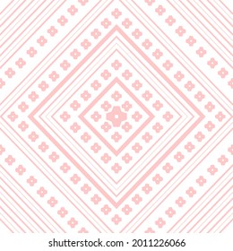 Trendy geometric ethnic seamless pattern for fashion print, wallpaper, gift wrapping paper etc.