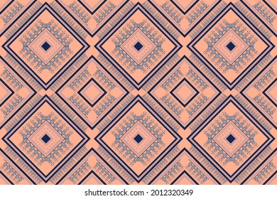 Trendy geometric ethnic seamless pattern for fashion print, wallpaper, gift wrapping paper etc.