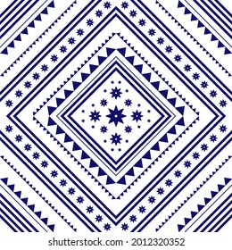 Trendy geometric ethnic seamless pattern for fashion print, wallpaper, gift wrapping paper etc.
