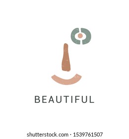 Trendy geometric figures print. Abstract digital shapes isolated on white background. Scandinavian style. Beautiful flat vector illustration. Contemporary fantasy print, modern t shirt design element.