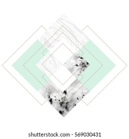 Patrón plano geométrico de moda, fondo abstracto texturizado para el diseño de folletos, volantes o presentaciones, ilustración vectorial. Diseño para afiche, tarjeta, invitación, invitación a boda