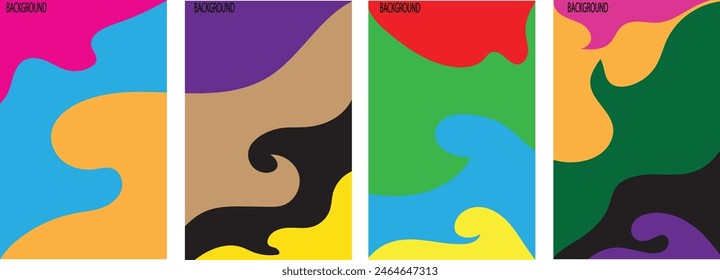 trendy geometric and fluid abstract  background. Use for poster, cover, social media story, banner, fabric print,liquid.magazine covers, tabloids,paper art