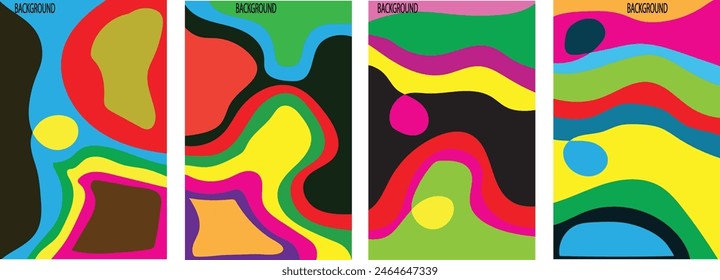 trendy geometric and fluid abstract  background. Use for poster, cover, social media story, banner, fabric print,liquid.magazine covers, tabloids,paper art
