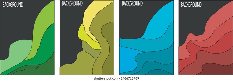 Fondo abstracto geométrico y fluido de moda. Uso para el póster, cubierta, historia de medios sociales, Anuncio, impresión de la tela, cubiertas de liquid.magazine, tabloides, arte de papel