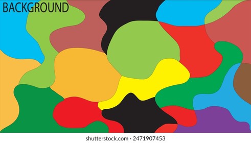 Trendiger geometrischer und flüssiger abstrakter Hintergrund, Verwendung für Poster, Cover, Social Media Story, Banner, Stoffdruck, Flüssigkeit, Zeitschriftencover, Boulevardblätter, Papierkunst
