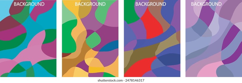 Trendige geometrische und flüssige abstrakte Hintergrund. Verwendung für Poster, Cover, Social-Media-Story, Banner, Stoffdruck, Liquid.Magazine-Cover, Boulevardblätter, Papierkunst