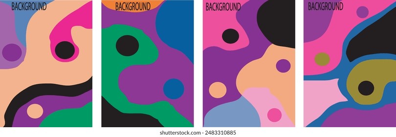 trendy geometric and fluid abstract  background. Use for poster, cover, social media story, banner, fabric print,liquid.magazine covers, tabloids,paper art