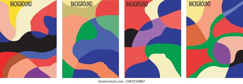 trendy geometric and fluid abstract  background. Use for poster, cover, social media story, banner, fabric print,liquid.magazine covers, tabloids,paper art